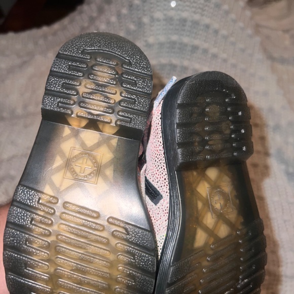 Dr. Martens Air Wair Size 9 Kids Rainbow Sparkle Boots - Picture 3 of 8